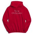 thumbnail image 1 of New Orleans Humor Graphic Red Men's Crewneck Sweatshirt Hoodie, 1 of 1