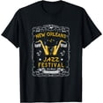 thumbnail image 1 of New Orleans Jazz Festival Guitar T-Shirt, 1 of 3