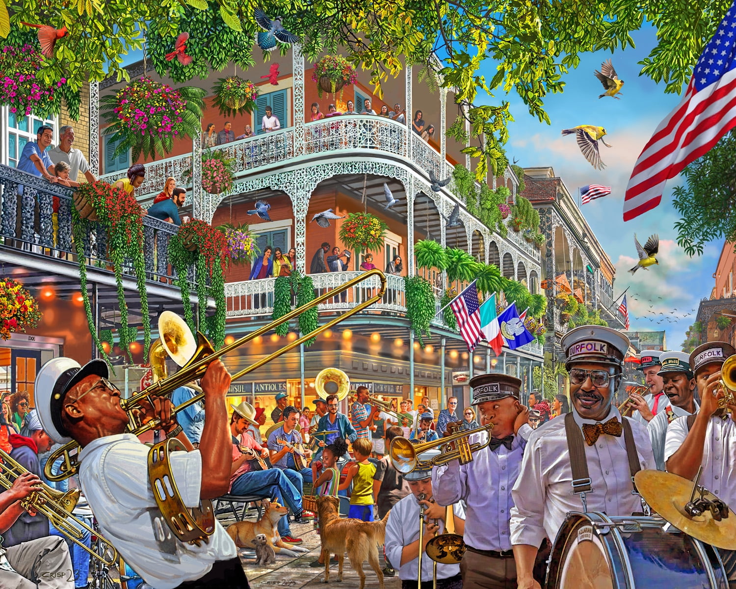 New Orleans Jigsaw Puzzle 1000 Piece Fully Interlocking and Randomly