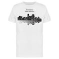thumbnail image 1 of New Orleans Louisiana Mirror T-Shirt Men -Image by Shutterstock, Male Large, 1 of 2
