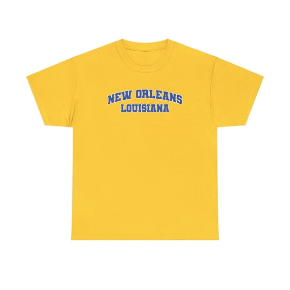 New Orleans Louisiana Shirt Gifts Tshirt Crew Neck Short Sleeve