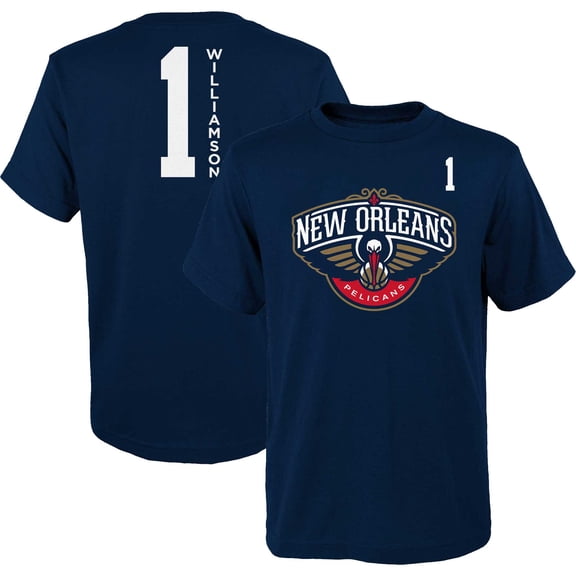 New Orleans Pelicans Boys 4-18 SS Player Tee-Williamson 9K2BXFFAJ XXL18