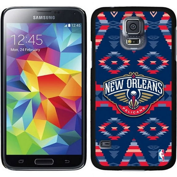 New Orleans Pelicans Tribal Print Design on Samsung Galaxy S5 Thinshield Case by Coveroo