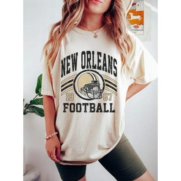 New Orleans Retro T-Shirt, New Orleans Football Tee, Unisex Short Sleeve T-shirt