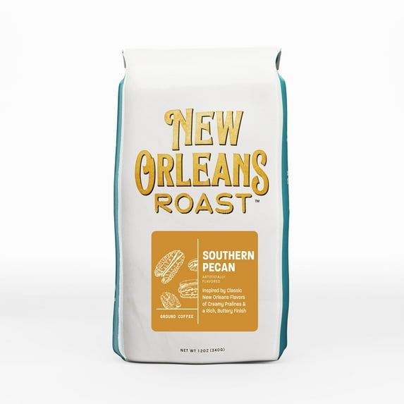 New Orleans Roast Southern Pecan Ground Coffee, 12 oz