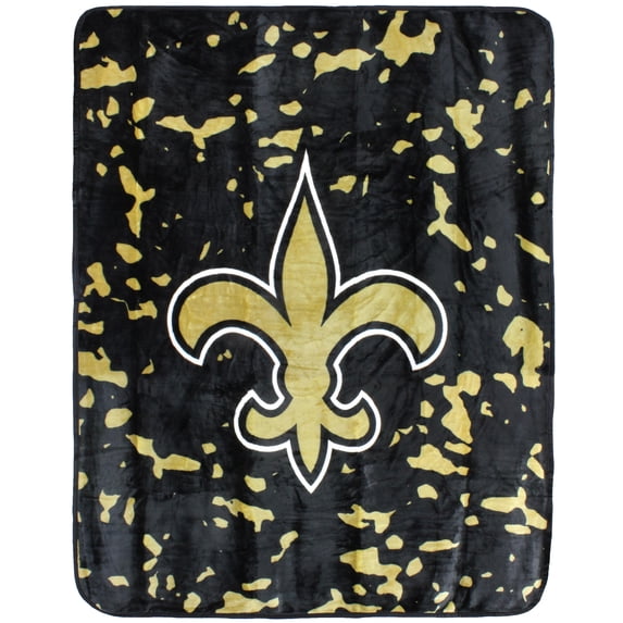 New Orleans Saints 50 x 60 Teen Adult Unisex Comfy Throw Blanket
