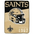 thumbnail image 1 of New Orleans Saints 60" x 80" Helmet Stripes Royal Plush Blanket, 1 of 1