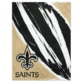 thumbnail image 1 of New Orleans Saints 60'' x 80'' Retro Jazz Coral Fleece Blanket, 1 of 2