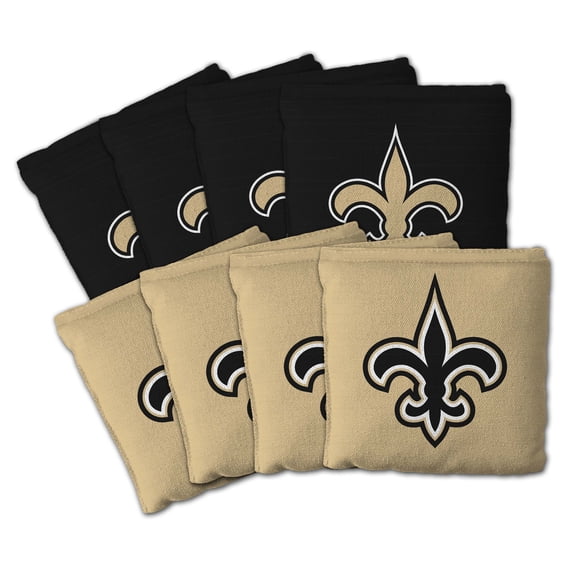 New Orleans Saints 8pk Licensed Cornhole Bags
