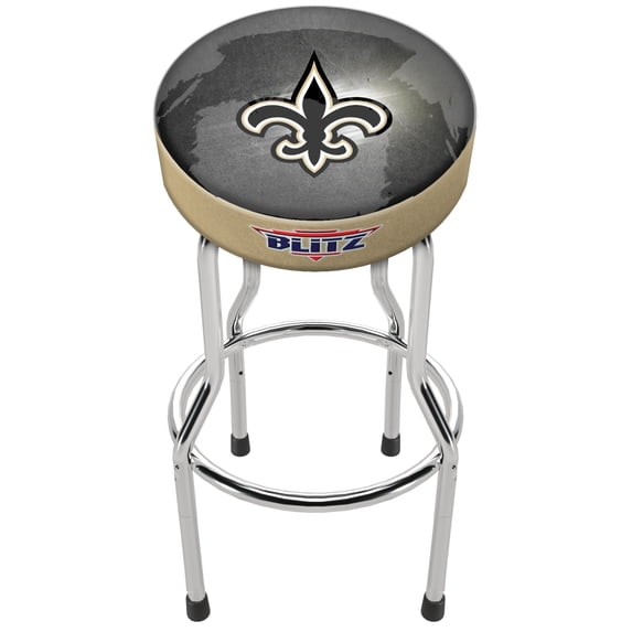 New Orleans Saints Adjustable NFL Blitz Team Pub Stool, Arcade1Up