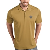 New Orleans Saints Antigua Tribute Polo - Gold