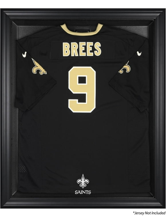 New Orleans Saints Black Frame Jersey Display Case