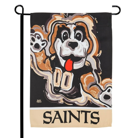 New Orleans Saints Double-Sided Justin Patten Garden Flag