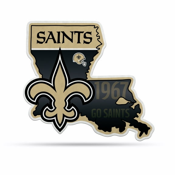 SAINTS 18" STATE SHAPE PENNANT