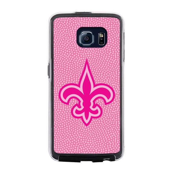 New Orleans Saints Pink NFL Football Pebble Grain Feel Samsung Galaxy S6 Case