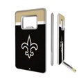 thumbnail image 1 of New Orleans Saints Striped Credit Card USB Drive & Bottle Opener, 1 of 1