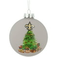 thumbnail image 1 of New Orleans Saints Tree Frosted Ball Ornament, 1 of 2