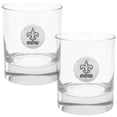 thumbnail image 1 of New Orleans Saints Two-Piece 11oz. Rocks Glass Set, 1 of 1