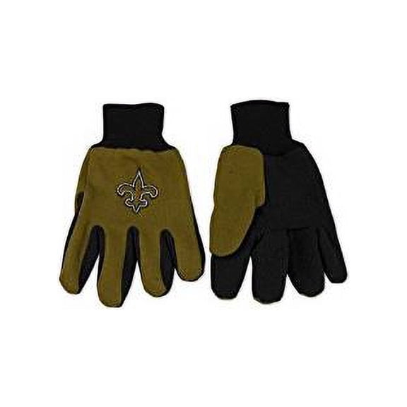 New Orleans Saints Two-Tone Gloves