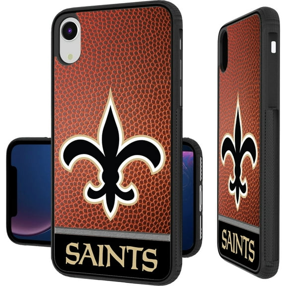 New Orleans Saints iPhone Bump Case with Football Design