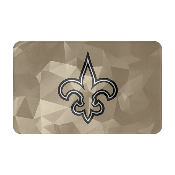 New_Orleans Team Personalized Gift Flannel Non-slip Floor Mats 20x31.5 Inch Unisex Starter Mats Indoor Outdoor Home Decor Rugs Doormat Bathroom Mats