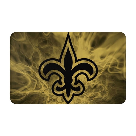New_Orleans Team Personalized Gift Flannel Non-slip Floor Mats 20x31.5 Inch Unisex Starter Mats Indoor Outdoor Home Decor Rugs Doormat Bathroom Mats