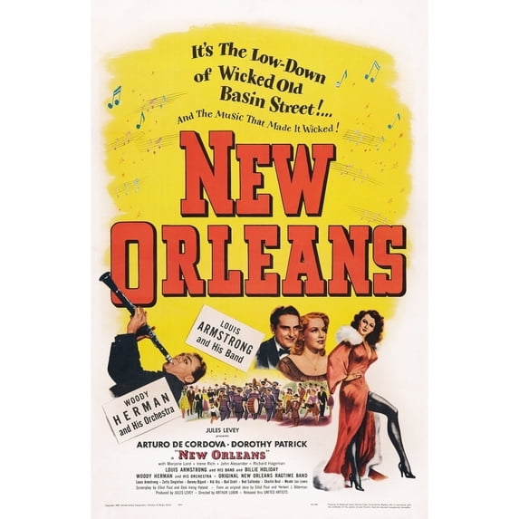 New Orleans U Movie Poster Masterprint