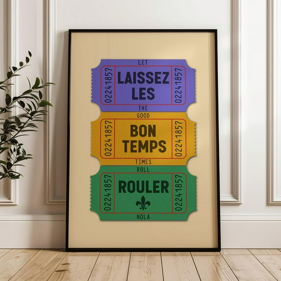 New Orleans Wall Art Print French Quarter Home Decor Louisiana Art Gift New Wall Display Bar Design Space Accent Classic Style Wall Art, Modern Wall Decor For Living Room Bedroom, 16x24 UNFRAMED