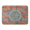 thumbnail image 1 of New Orleans Watermeter on Bricks Machine Washable Memory Foam Mat, 1 of 4