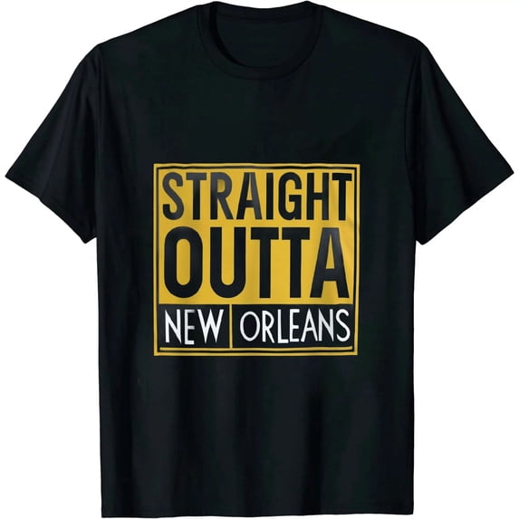 New Orleans shirt hip hop - straight outta new orleans T-Shirt