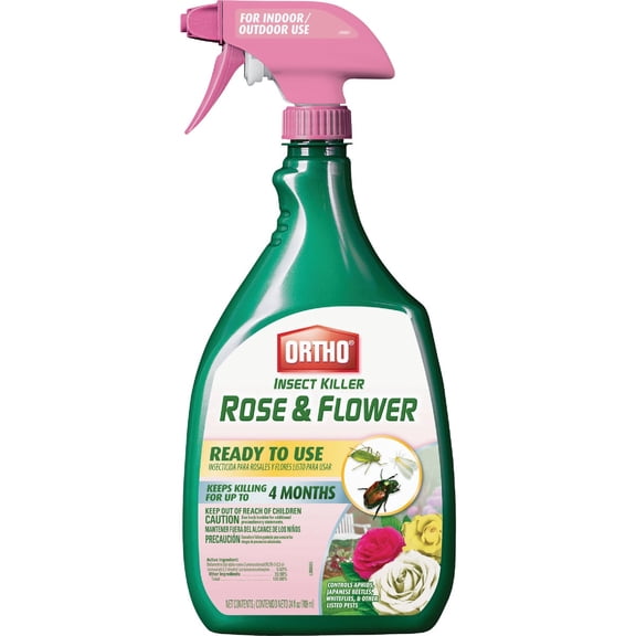 Ortho 0345610 Rose & Flower Insect Killer, Ready To Use, 24 Oz