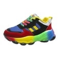 thumbnail image 1 of New Orthopedic Shoes Rainbow Sneakers - Slip On Air Cushion Walking Shoes with Arch Support, Lace Up Breathable Platform Walking Shoes, Women's Non-Slip Stretch Casual Sneakers, 1 of 6