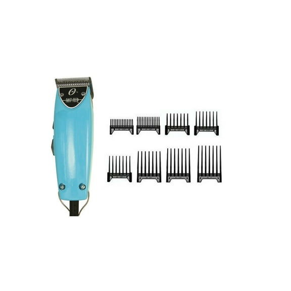 New Oster Fast Feed Limited Edition Hair Clipper Aqua + 8 pc Comb Set