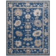 thumbnail image 1 of New Oushak Handmade Blue and Taupe Woolen Area Rug, 1 of 1