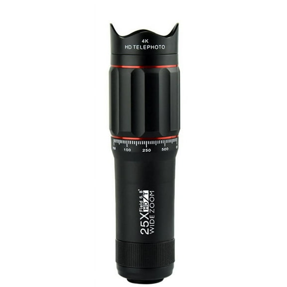 New Outdoor 25x High-Definition Telephoto Lens Mobile Phone External Universal Photo Camera Telescope Lens