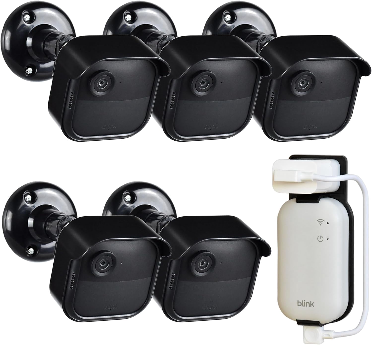 Zam Module Weatherproof All New Outdoor 4th Gen Camera Mounting Brackets,5 Pack Weatherproof ...