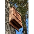 New Outdoor Bat House All Natural Cedar Wood 3 Chamber House Garden