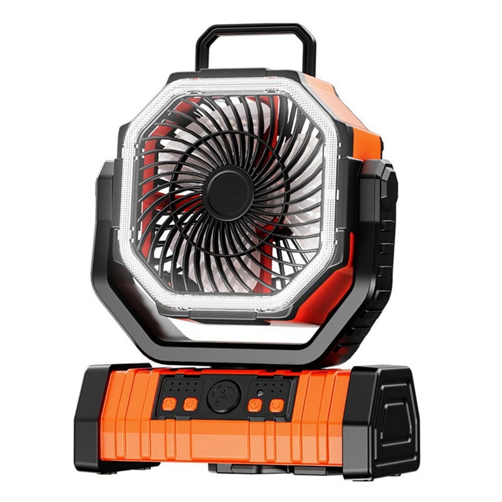 New Outdoor Camping Fan 20,000 MAh Four-Speed Adjustable Directional USB Rechargeable Shaking Fishing Fan