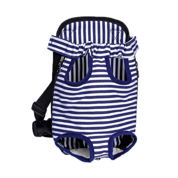 New Outdoor Dog Bag Camouflage Breathable Backpack for dog Travel Puppy carrier Transport Vehicle Pet Mesh Dog Carrying Bag (Stripe Canvas,M-in 3.5kg)