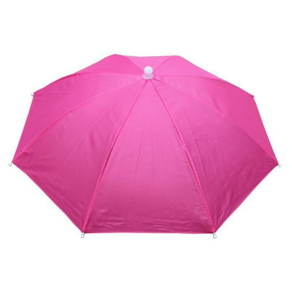 New Outdoor Foldable Sun Umbrella Hat Golf Fishing Camping Headwear Cap Head Hat