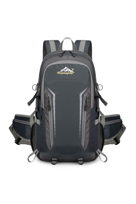 New Outdoor Mountaineering Bag Large Capacity Lightweight Waterproof Professional Hiking Camping Backpack,Black