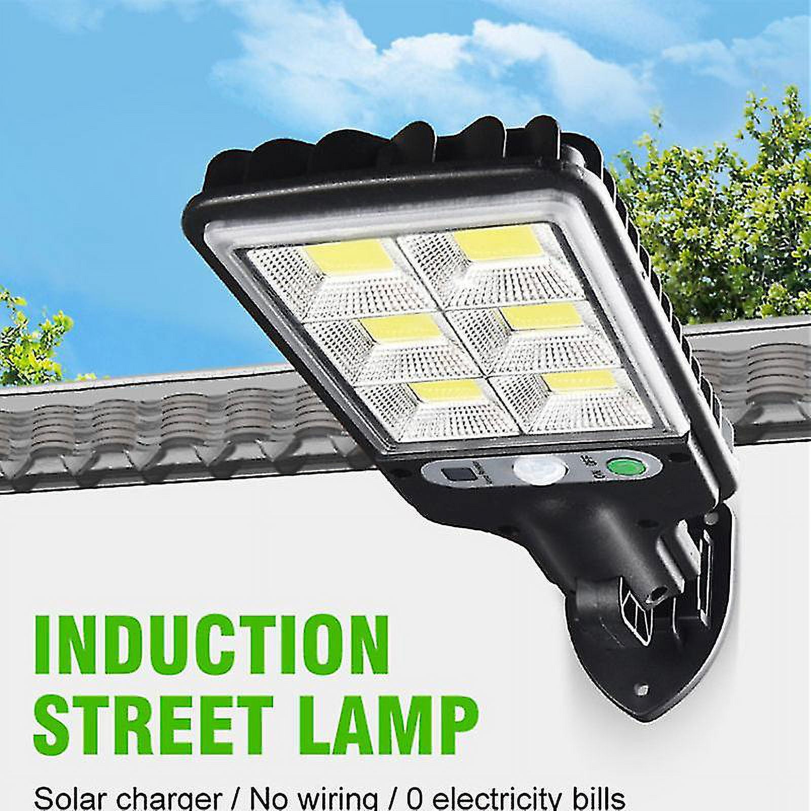 New Outdoor Solar Street Light Waterproof Sensor Garden Light Rotatable
