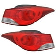 thumbnail image 1 of New Outer Pair of Halogen Tail Light Compatible with Hyundai Elantra Coupe SE Coupe 2 Door 1.8L 2013 By part number 924023X050 924013X050 92402-3X050 92401-3X050 HY2805120 HY2804120, 1 of 4