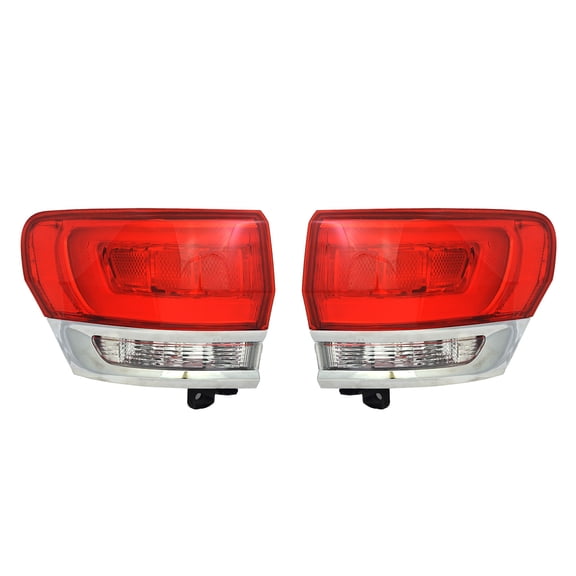 New Outer Tail Light Pair Fits Jeep Grand Cherokee Overland 2014-2015 68110017Ae