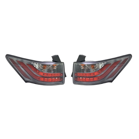 New Outer Tail Light Pair Fits Lexus Ct200H 2012 2013 2014 81551-76010 Lx2804106