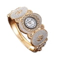 thumbnail image 1 of New Oval Diamond Decorated Bracelet Flower Leaf Diamond Women's Quartz Watch, 1 of 5