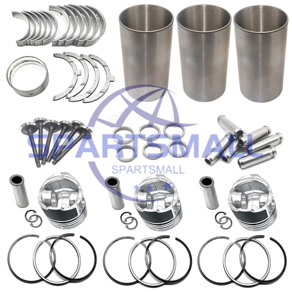 New Overhaul Rebuild Kit Compatible with Yanmar 3TNV88 Engine