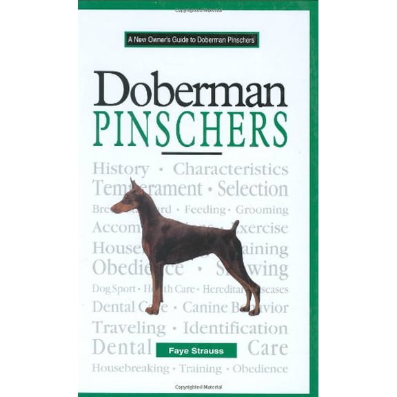 Pre-Owned New Owners Guide to Doberman Pinschers Hardcover