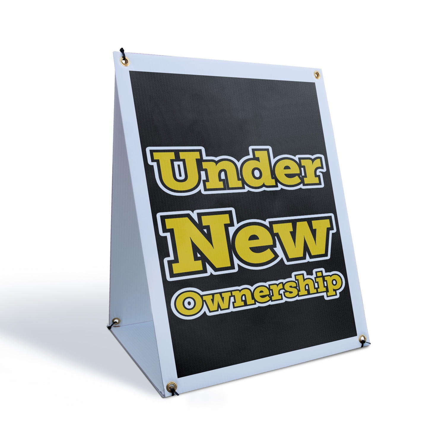 Under New Ownership Sidewalk Sign 24 Inch x 36 Inch A-Frame Images On ...