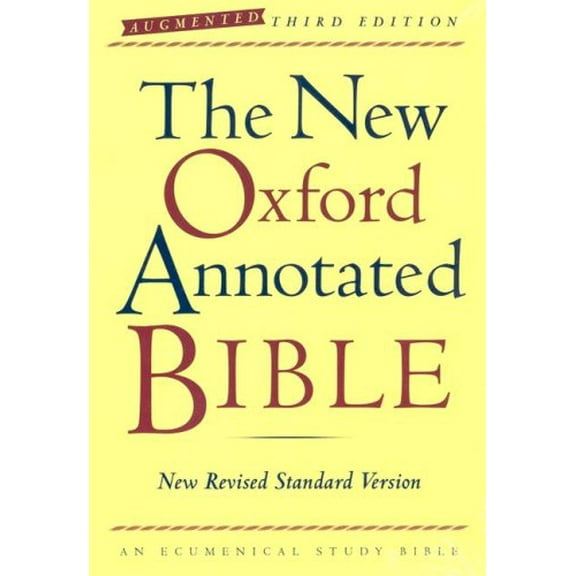 Pre-Owned New Oxford Annotated Bible-NRSV-Augmented (Hardcover) 0195288750 9780195288759